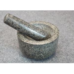 China Household Natural Granite Spice Crusher Dark Color Convenient 13 cm x 8 cm wholesale