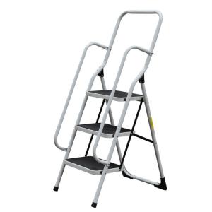 Industrial Warehouse Ladders Safety 2m Platform Household Picking Trolley Ladder Superamarket