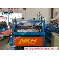 China Roof Panel Roll Forming Machine with Stacker 20-25m/min Customizable for sale