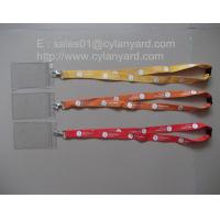 China polyester ID tag lanyards, ID badge holder lanyards, on sale