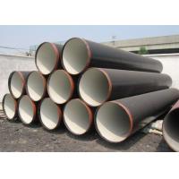 China DELLOK Q235B Spiral Welded Carbon Steel Pipe Black Large Diameter SSAW Tubes on sale