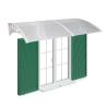 China Lightweight 240cm Polycarbonate Window Door Awning wholesale