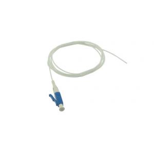 LC / PC UPC Fiber Optic Pigtail SX 9 / 125um PVC LSZH Cable Customized Length