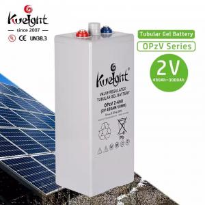 Opzv Solar Power Station 2v 490ah Vrla Gel Lead Acid Battery Solar Power System