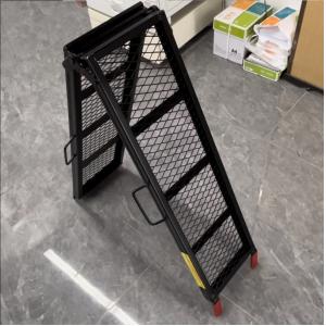 500lbs Folding Loading Ramp For Trailers Trucks ATV With Anti Skid Fingers