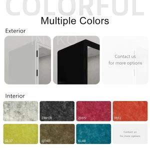 China Modular Soundproof Pod with STC35dB Rating and Integrated Ventilation System for Office Meetings wholesale