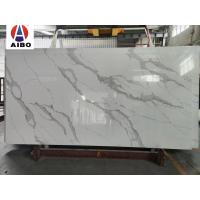 China New Arrival Calacatta White Artificial Crystal Extra White Marble Stone Quartz Slabs Porcelain Artificial Quartz Stone on sale