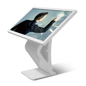 Table stand 42 inch touch screen information kiosk with digital sigange software