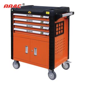 China Auto Repair Mobile Tool Cabinet 26 Inch 4 Drawer Rolling Tool Chest 208pcs supplier