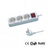 China Germany Type Extension Socket With 1.5m Wire, With Switch CE/GS Certificate wholesale