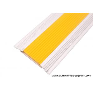 Rubber Inlay Aluminium Floor Trims With 57 mm Width For Wood Floor Joint