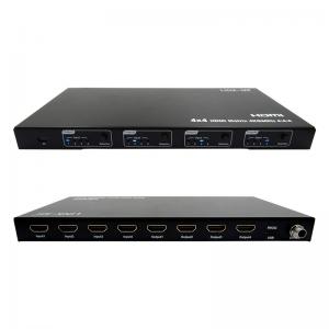 Rs232 4x4 HDMI Matrix Switch Support 4K 60Hz 18Gbps EDID 4 To 4 HDMI Video Switch