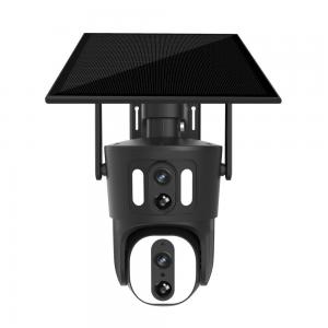 China 360 Panoramic View Solar Powered Security Camera With Remote Monitoring supplier