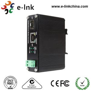 China Rj45 a Ethernet industrial de la fibra óptica al medios convertidor de la fibra, convertidor de Ethernet del cable de fribra óptica supplier