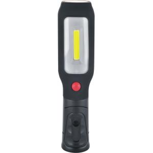 White / Black Emergency Rechargeable LED Work Light With 12V DC Adaptor