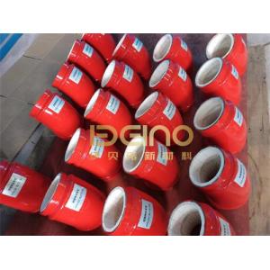 Customaztion Concrete Pump Pipeline Accessories Arc Shaped Ceramic Design