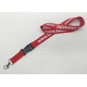 Popular custom silk-screen  polyester lanyard  printed key lanyards