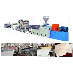 China PVC Foam Board Production Line / Plastic Sheet Extrusion Line supplier
