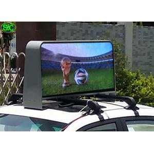 RGB Full Color LED Car Message Sign , Car LED Message Board P8 Outdoor HD Waterproof