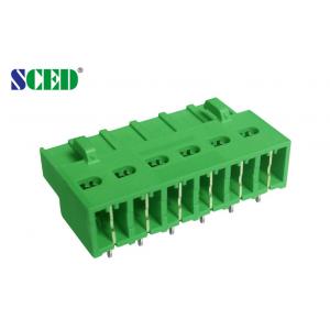 5.08mm Female Connector 300V Plug In Terminal Block Green Connector