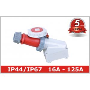 China Waterproof Socket CEE Outlet IP67 Industrial Power Receptacle 3P 4P 5P supplier