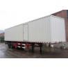 13m Curtain Side Semi Trailer Steel Box Double Axles for Dry Freight Cargos