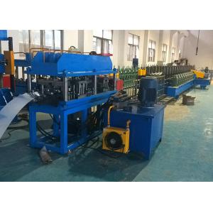 C Channel Cable Tray Roll Forming Machine , Gear Box Driven Cable Tray Making Machine