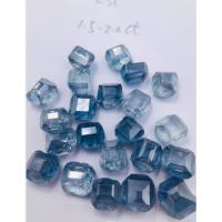 China Rough Blue HPHT Lab Grown Diamonds 0.5ct - 5.0ct Vs Si Clarity on sale