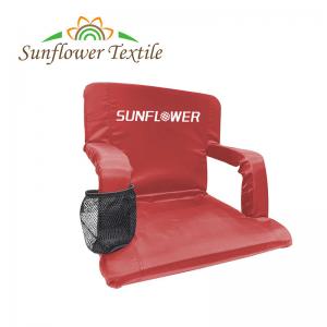 China Heavy Duty Foldable Stadium Chairs With Arms Padded Bleacher Seats Custom supplier