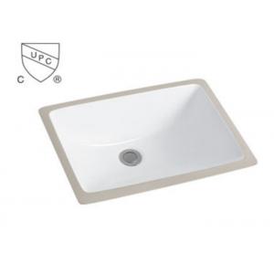 SMT202C Type Ceramic Undermount Sink , White Porcelain Kitchen Sink