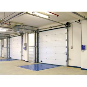Stainless Steel Insulated Sectional Overhead Door Fire Station With Powder Coated IP 54