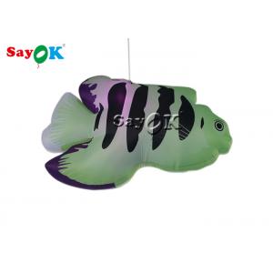 Festive Commercial 2m Inflatable Decoration Tropical Fish With LED