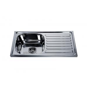 Philippine/Bengal /Russia Hot Sale kitchen sink stand Single Bowl Stainless Steel with  strainer