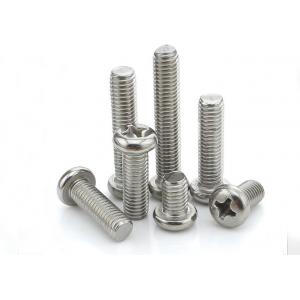 China Metric Small Thread Forming White Stainless Steel Trim Screws Fasten Metal Parts Together supplier