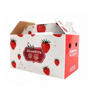 Fresh Fruit Vegetable Box Packaging Corrugated Carton Recyclable