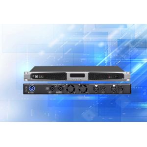 China 2X550W 1U Video Power Amplifier Professional Audio / Class D Power Amp Speakon Output on sale