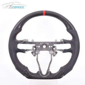 Alcantara Honda Civic Steering Wheel Carbon Fiber Matte Sport Car