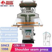 China 0.75KW Automatic Cloth Press Machine 220V Double Shoulder Seam on sale