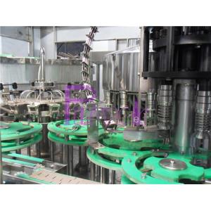 Rice Wine Glass Bottle Filler Machine Industrial 3 - in - 1 Hot Filling Line