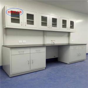 Anti Corrosion Chemistry Lab Furniture Cabinets Moistureproof Floor Mounted
