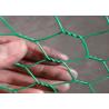 Woven Type Hexagonal Chicken Wire Mesh With Durable Greem Power Coated 1 Inch