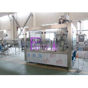 PLC Control Water Production Line , 15000BPH Plastic Bottle Monoblock Filling Machine