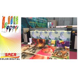 3.2m Flag Printer Direct Digital Banner Printer For Printed Fabric Color Fix / Appear