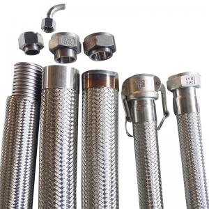 316 Stainless Steel Corrugated Tube Customized Hose Low Temperature Resistance