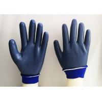 China Foam Eva Latex Dipped Gloves , Latex Rubber Gloves Breathable Knitting on sale