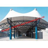 China Structural Steel Truss Membrane Carports Car Canopy Garage Shelter New Zealand America Standard on sale