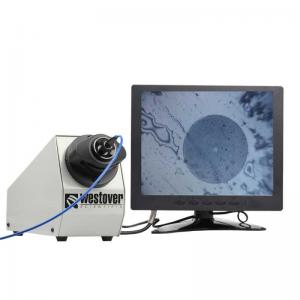 China 20X Fiber Optic Inspection Microscope , Optical Fiber Microscope With Video Display supplier