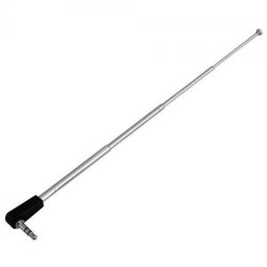 China VSWR 1.5 4 Section Stainless Steel AM FM Radio Antenna with 3.5mm Jack Connector supplier