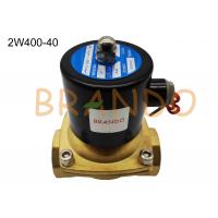 China G1 1/2'' DN40 2W400-40 Solenoid Valve Automatic Water Flow Control 100% Brass Material Body on sale