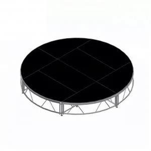 Portable Circle Stage Platform Light Removable Aluminum Stage For Trade Show